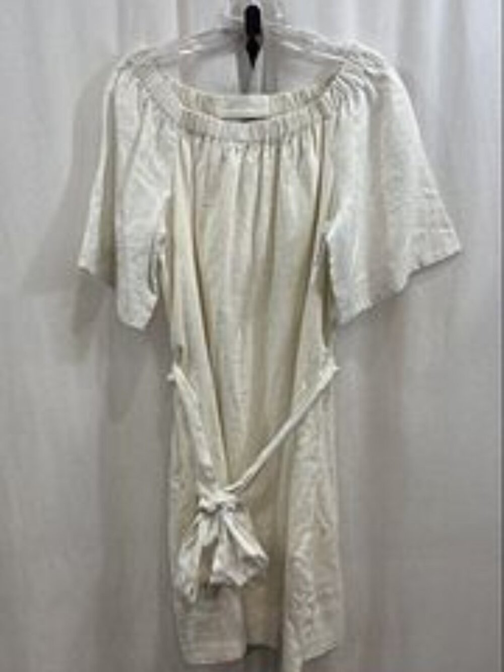 Banana Republic White Belted Mini Dress Women's Size M